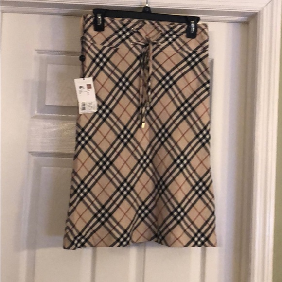 Burberry Dresses & Skirts - Burberry Linen Skirt